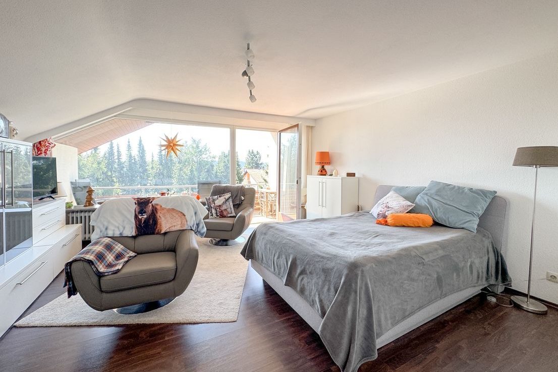Verkaufte 1-Zimmer-Dachgeschosswohnung in Dobel