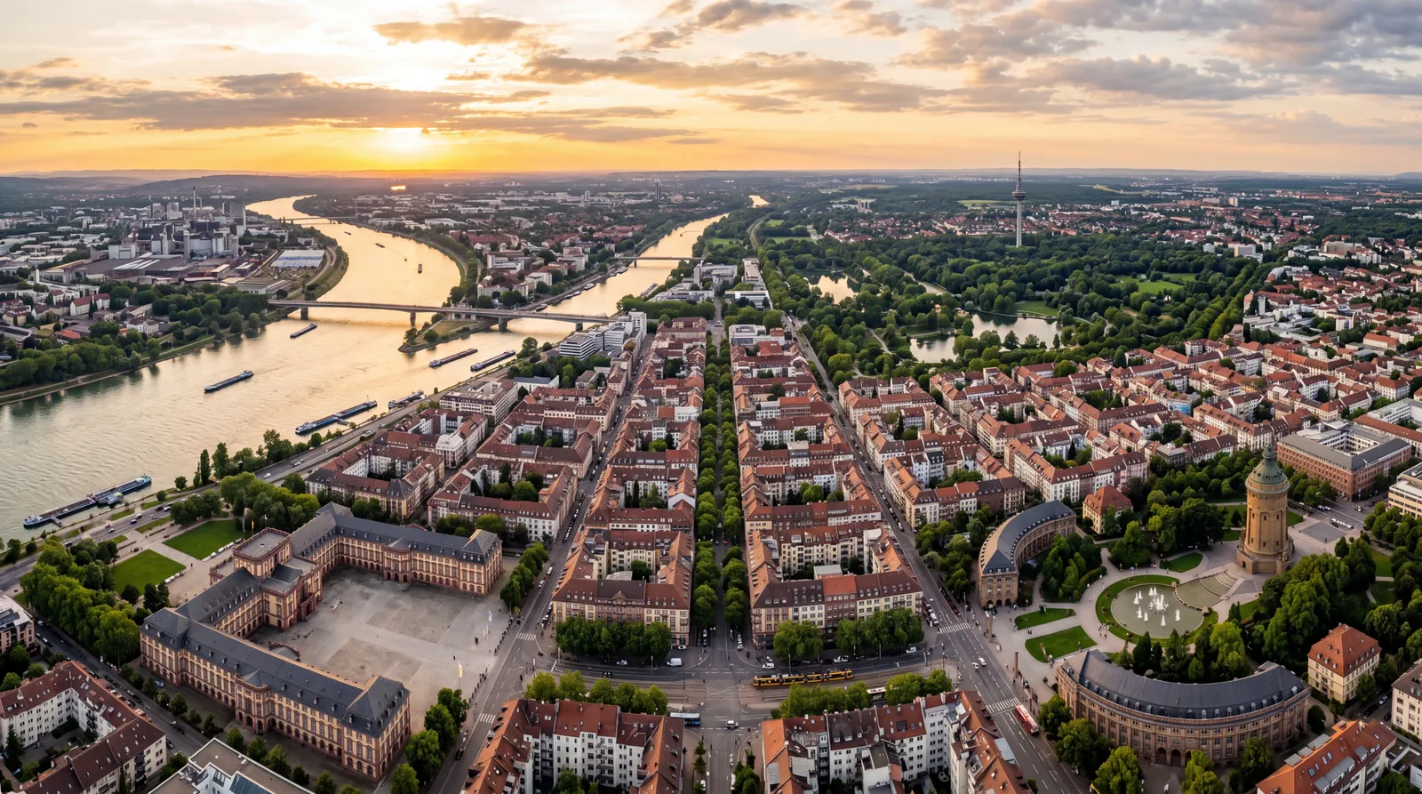 Mannheim, Premium-Lagen für Immobilien